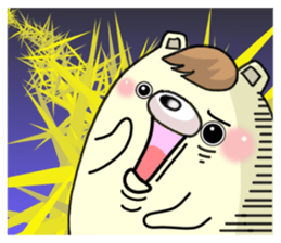 The bear which has high tension sticker #8338204