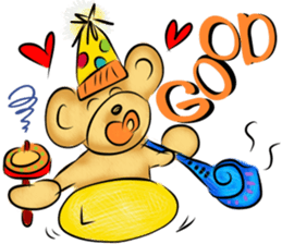 Rossy Xmas & NY bears sticker #8339149