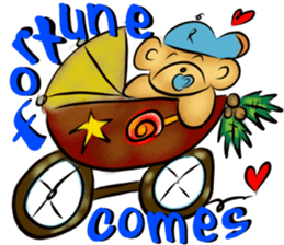 Rossy Xmas & NY bears sticker #8339150