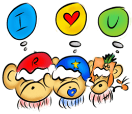 Rossy Xmas & NY bears sticker #8339163