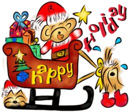 Rossy Xmas & NY bears sticker #8339170