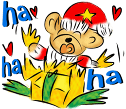 Rossy Xmas & NY bears sticker #8339177