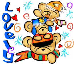 Rossy Xmas & NY bears sticker #8339179