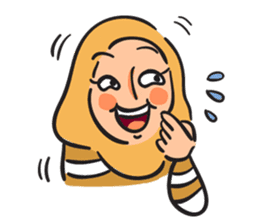 Grumpy Hijabi sticker #8339428