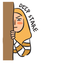 Grumpy Hijabi sticker #8339433