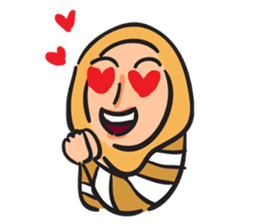 Grumpy Hijabi sticker #8339435