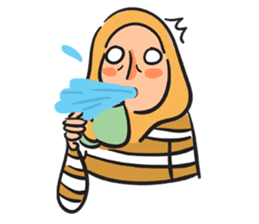 Grumpy Hijabi sticker #8339437