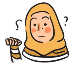 Grumpy Hijabi sticker #8339440