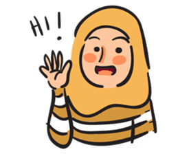 Grumpy Hijabi sticker #8339443