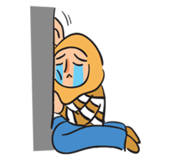Grumpy Hijabi sticker #8339450