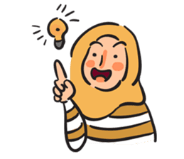 Grumpy Hijabi sticker #8339452