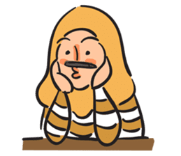 Grumpy Hijabi sticker #8339453