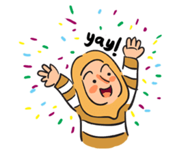 Grumpy Hijabi sticker #8339456