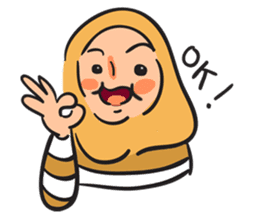 Grumpy Hijabi sticker #8339457