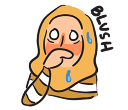Grumpy Hijabi sticker #8339462