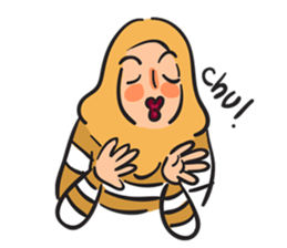 Grumpy Hijabi sticker #8339464