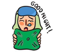 Grumpy Hijabi sticker #8339466