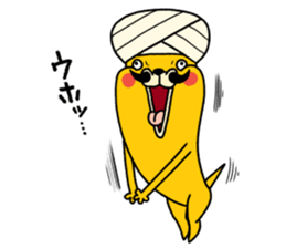 Turban Dog sticker #8339478