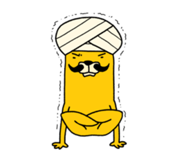 Turban Dog sticker #8339494