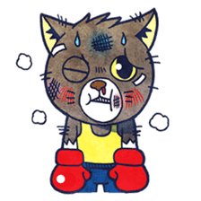 The Boxing Cats sticker #8339831