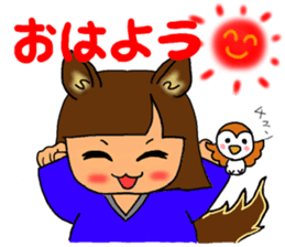 Soccer girl sticker #8340228