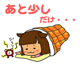 Soccer girl sticker #8340230