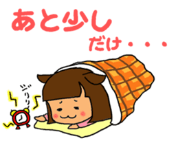 Soccer girl sticker #8340230