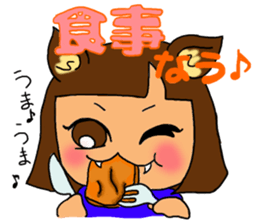 Soccer girl sticker #8340251