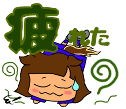 Soccer girl sticker #8340259