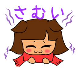 Soccer girl sticker #8340265