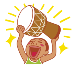 Djembe jembe Sticker sticker #8341192