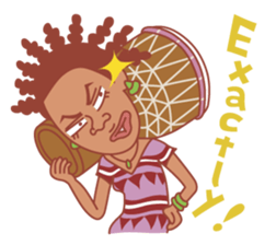 Djembe jembe Sticker sticker #8341206