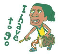 Djembe jembe Sticker sticker #8341207