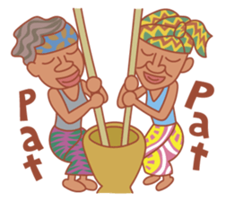 Djembe jembe Sticker sticker #8341216