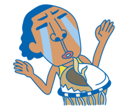 Djembe jembe Sticker sticker #8341219