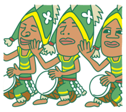 Djembe jembe Sticker sticker #8341225