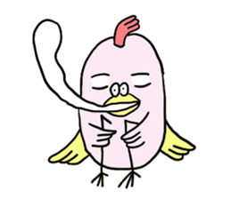 Bird parakeet sticker #8341391