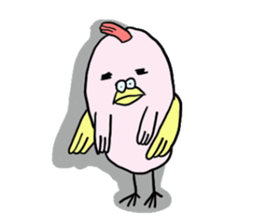 Bird parakeet sticker #8341395