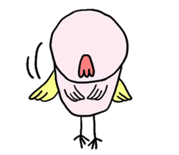 Bird parakeet sticker #8341406