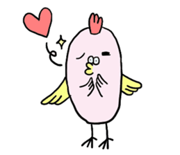 Bird parakeet sticker #8341410