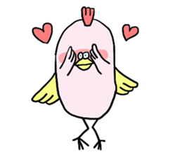 Bird parakeet sticker #8341411