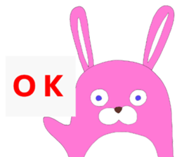 ota cathy (rabbit) sticker sticker #8342788