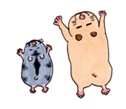 Friends of Kinkuma hamster Hamuhamu sticker #8343348
