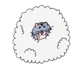 Friends of Kinkuma hamster Hamuhamu sticker #8343350
