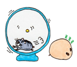 Friends of Kinkuma hamster Hamuhamu sticker #8343353