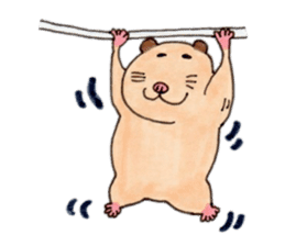 Friends of Kinkuma hamster Hamuhamu sticker #8343354