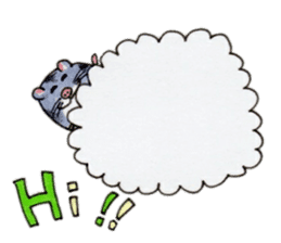 Friends of Kinkuma hamster Hamuhamu sticker #8343357