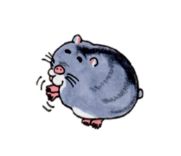 Friends of Kinkuma hamster Hamuhamu sticker #8343359