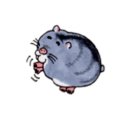 Friends of Kinkuma hamster Hamuhamu sticker #8343359