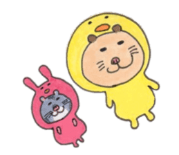 Friends of Kinkuma hamster Hamuhamu sticker #8343370